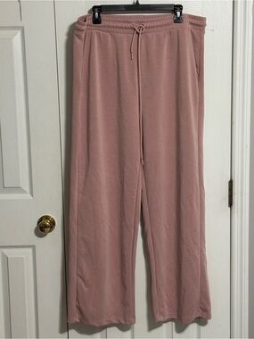 Glow Motion Women’s Wide-Leg Track Pants - Dusty Rose